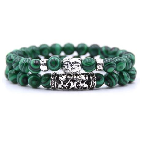 Armband Boeddha - Groen