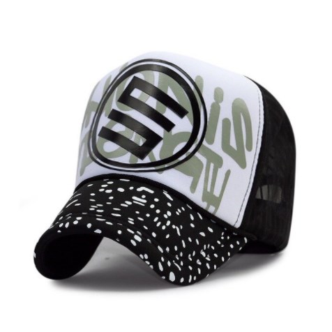 Truckercap Union - Zwart/Wit