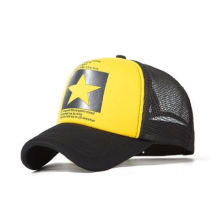 Truckercap  Ster - Geel/Zwart