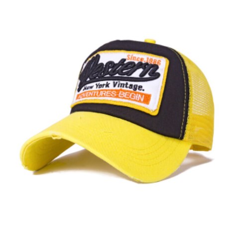 Truckercap Vintage - Geel