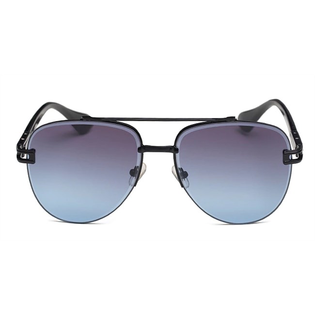 Vintage Pilotenbril - Blauw/Zwart
