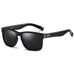 Luxe Wayfarer zonnebril - Zwart Gepolariseerd