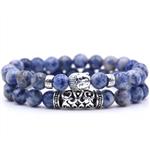 Armband Boeddha - Blauw 