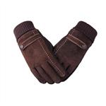 Touchscreen Handschoenen Leer - Bruin