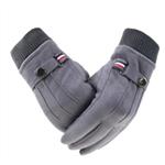 Touchscreen Handschoenen Suede - Grijs