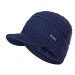 Wintermuts met Klep - Blauw (Jeans)