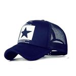 Truckercap Ster - Blauw/Wit